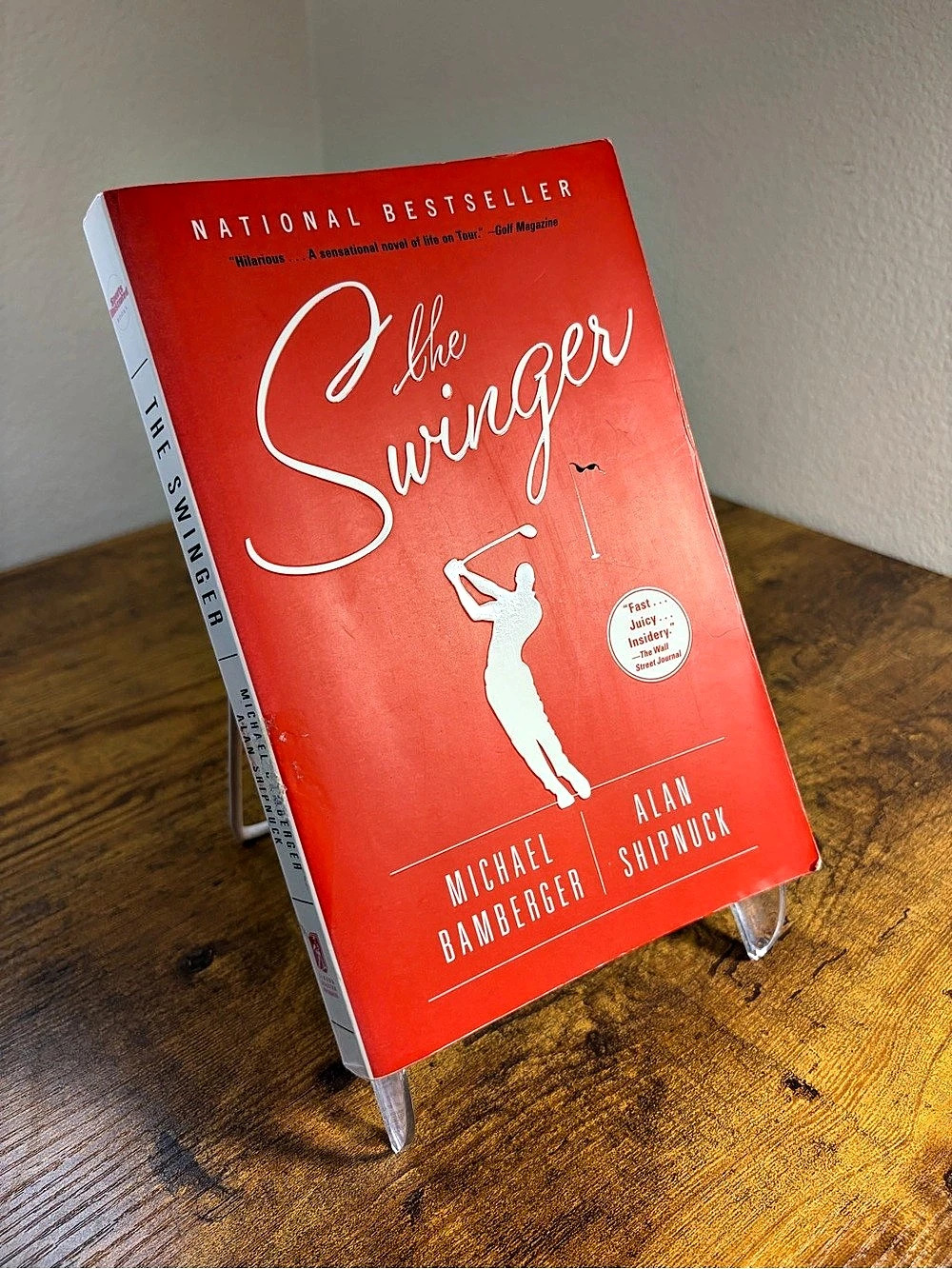 Simon & Schuster The Swinger Red Hardcover Book